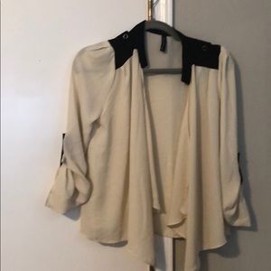 Creme/Black jacket